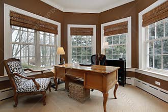 Office in luxury home