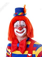 Smiling Clown With Glasses