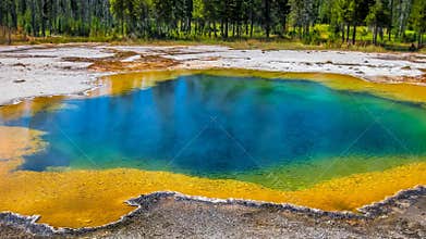 Abyss Pool in Yellowstone