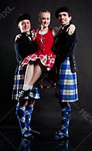 Dancers in kilts