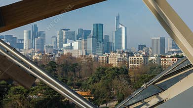 The business district of La Defense, Paris, France
