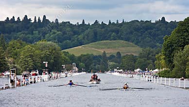 Rowing race at Henley Regatta
