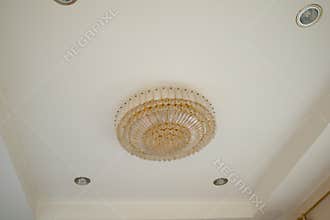 Crystal Chandelier in house classic house