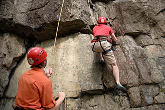 Climbing team