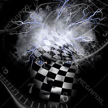 Checkered mask