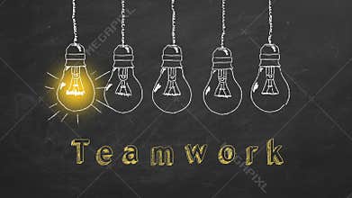 Teamwork concept