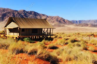 Safari Tent in the Namib Desert (Namibia)