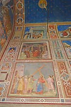 Giotto fresco cycle in the Scrovegni Chapel, Padua Italy