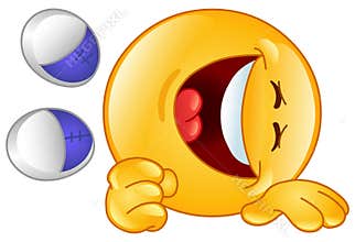 Laughing emoticon