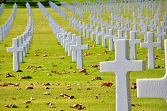 American cemetery in Italy
