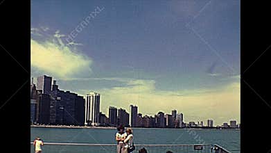 Chicago 1970s waterfront lookout