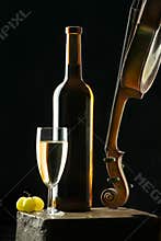 Wine and violin