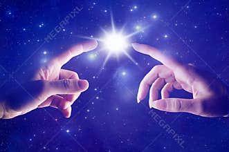 Cosmic spiritual touch