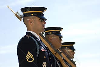 Change of the Guard in Arlington Cemetery