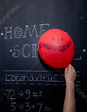 Home School with Balloon