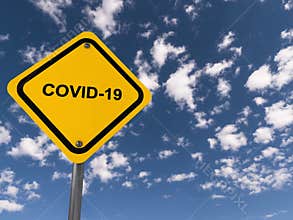 Covid 19 traffic sign