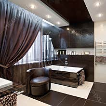 Luxury bathroom interior
