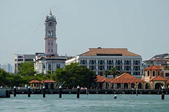 Wisma Kastam clock tower.