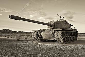 Retro Army Tank
