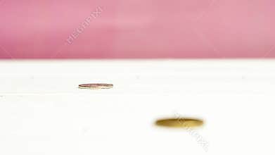 World financial crisis concept, stock market crash, money declining