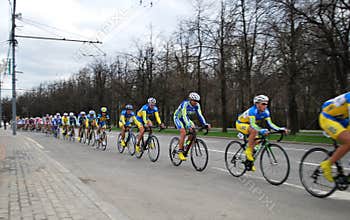 Bicycle race `Five rings of Moscow`