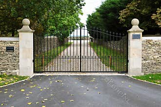 Gates and Driveway