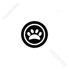 Pet logo vector icon