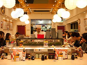 Sushi restaurant in Tokyo