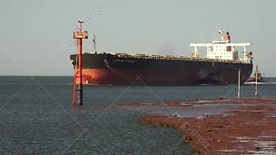 Merchant ship Port Hedland Pilbara Ports Authority Western Australia