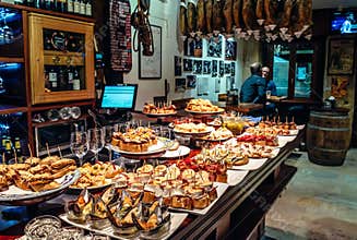Tapas bar in San Sebastian