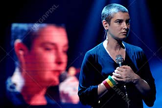 Sinead O`Connor guest of the Rai CD LIVE broadcast
