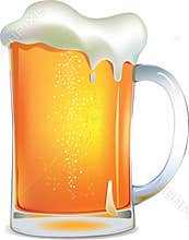 Light beer mug