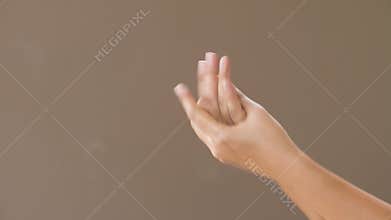 Washing hand by alcohol gel from bottle pump for anti coronavirus.