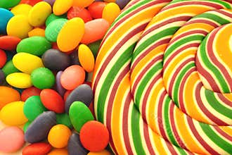 Lolly pop and sweets