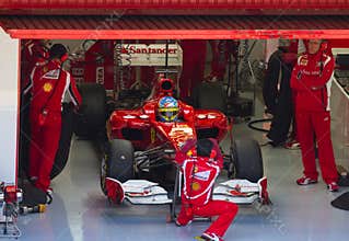 Ferrari F1 team