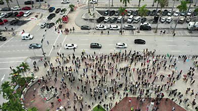 George Floyd protest Miami