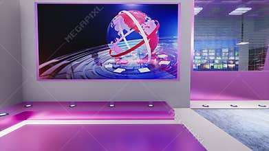 3D Virtual TV Studio News