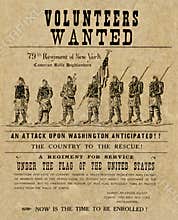 American civil war poster