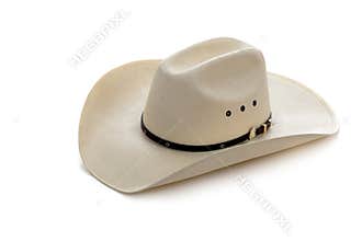 Cowboy hat on white