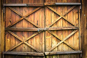 Wooden door