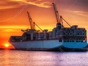 Container Cargo Ship