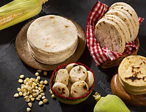 Corn Arepa, Colombian tradition - Colombian Breakfast