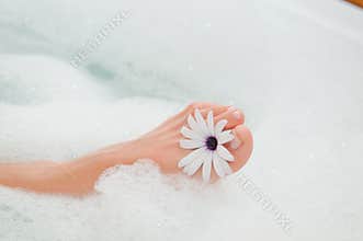 Foot with flower