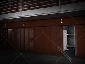 Prison, Jail Cells, Cell, Background