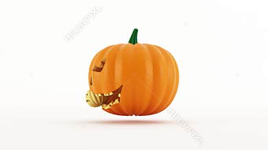 Halloween carved pumpkins