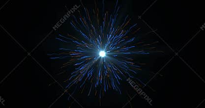 Particle collision simulation