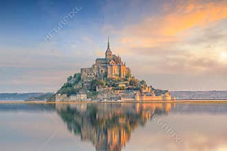 Mont Saint-Michel in France