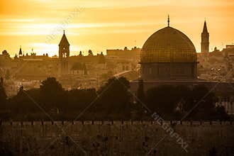 Jerusalem sunset