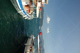 Boats Docked At Marmaris