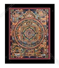 Antique tibetan tangka